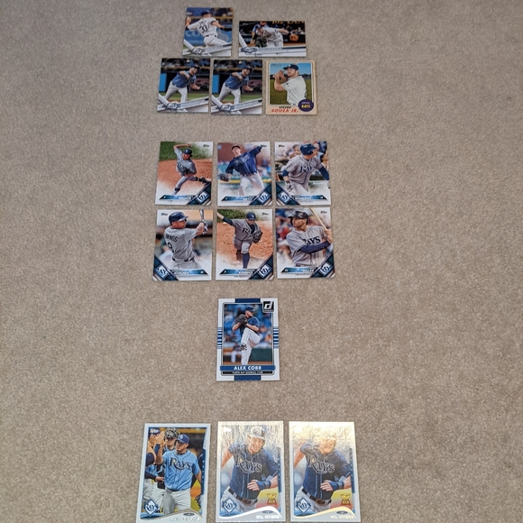 Topps Other - 2017, 16, 15, 14 Tampa Bay rays lot of 15
